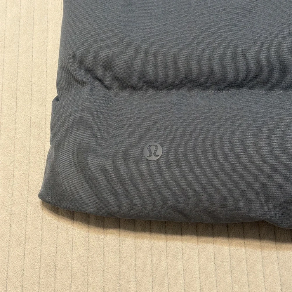 Lululemon Men's Wunder Puff 600-Down-Fill Vest Goose Down Gray Blue Large